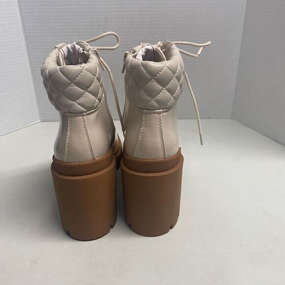 STEVE MADDEN Aryn SM NY 90 Women’s Beige Cream Boots Size 10M New Without Tags‎ - Picture 9 of 11
